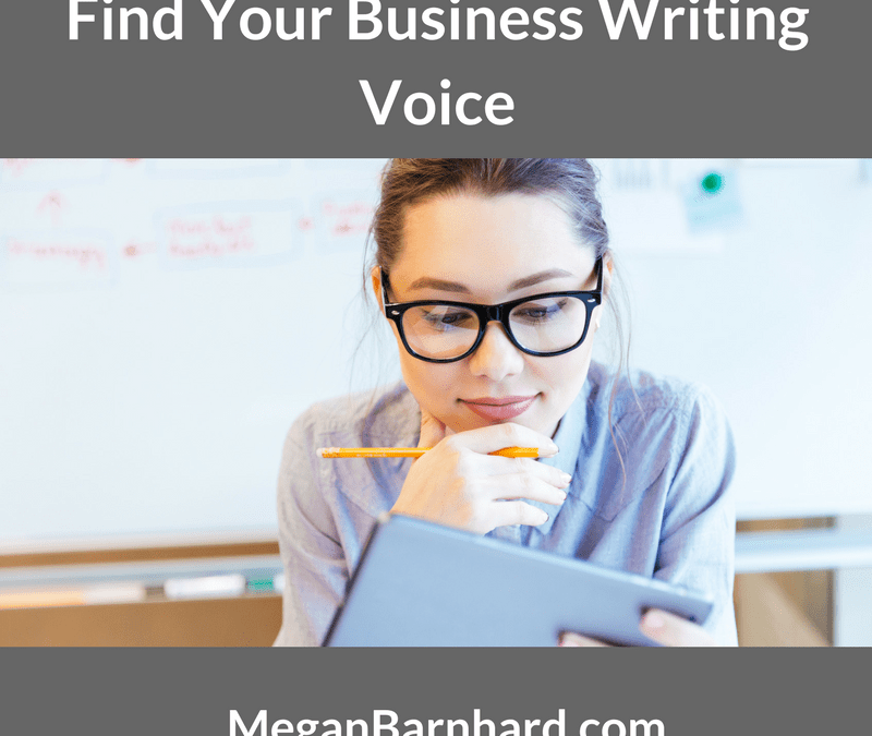 Find Your Business Writing Voice