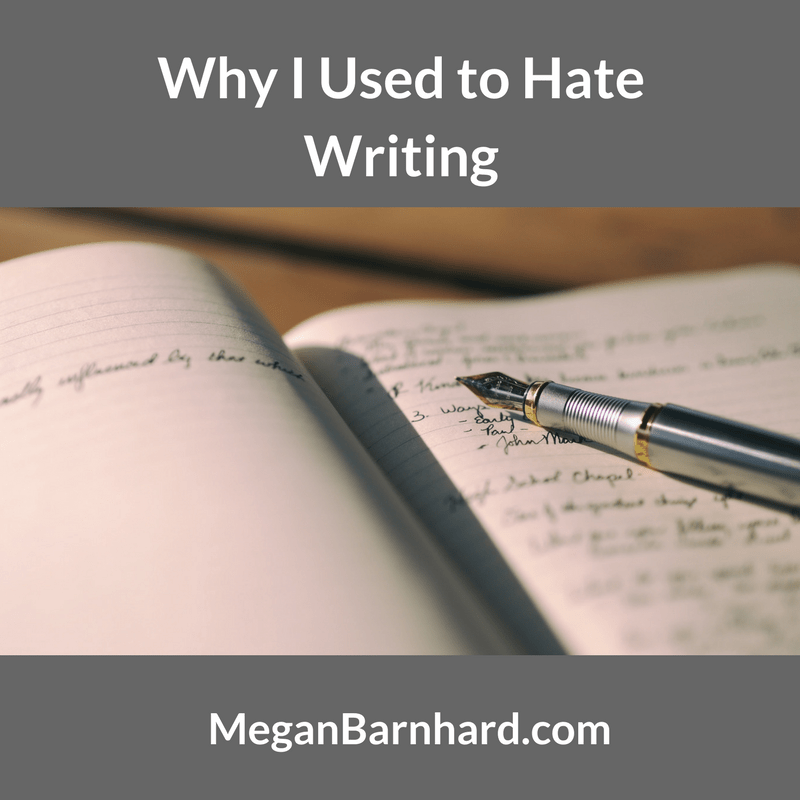 I hate write. I hate write
